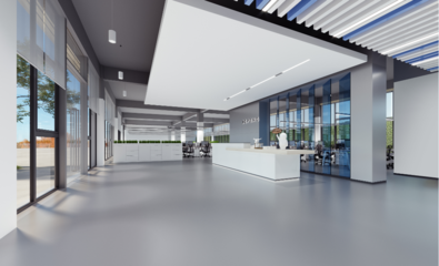 再攜手小鵬汽車飛行器辦公室裝修工程